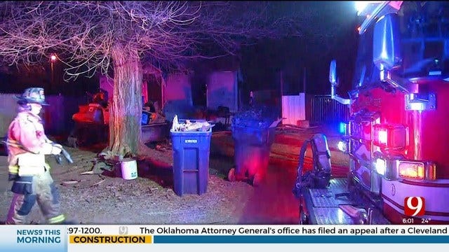 SW OKC Home Destroyed In Early Morning House Fire