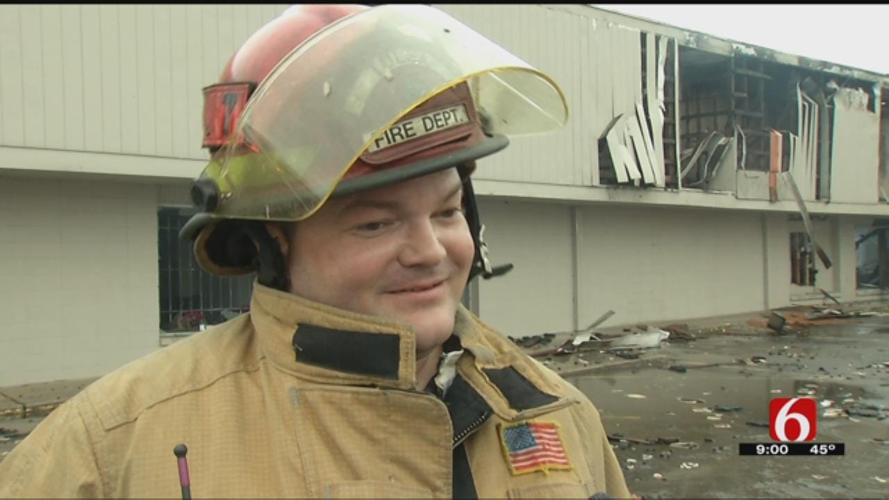 Tulsa Man Trapped In Building Fire For Two Hours Survives