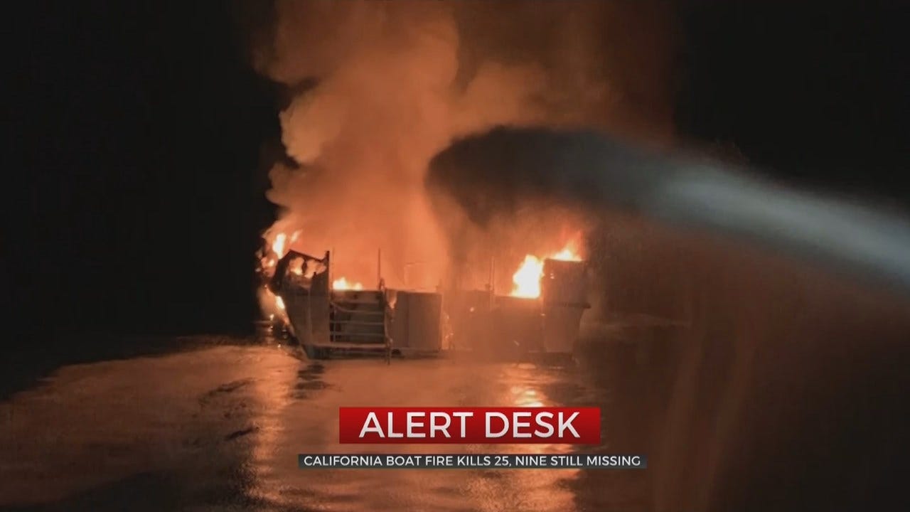 25 Dead, 9 Missing After Boat Catches Fire In California