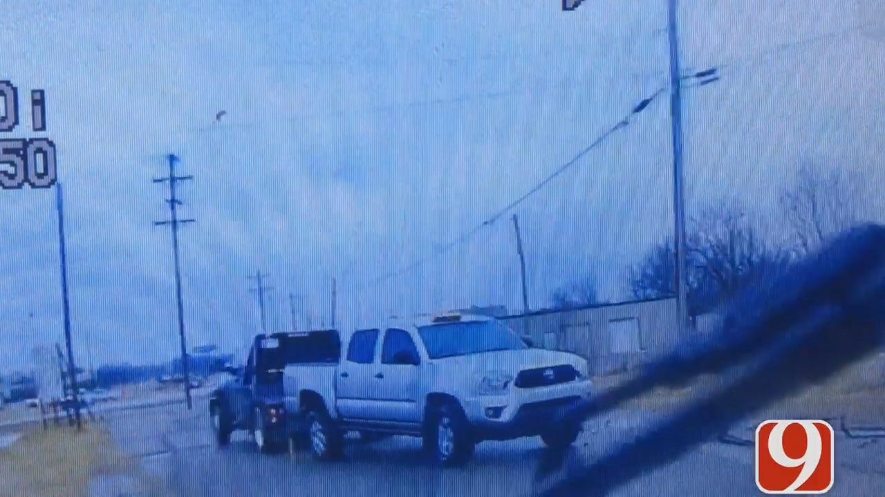 WEB EXTRA: Dash Cam From McClain County High-Speed Pursuit