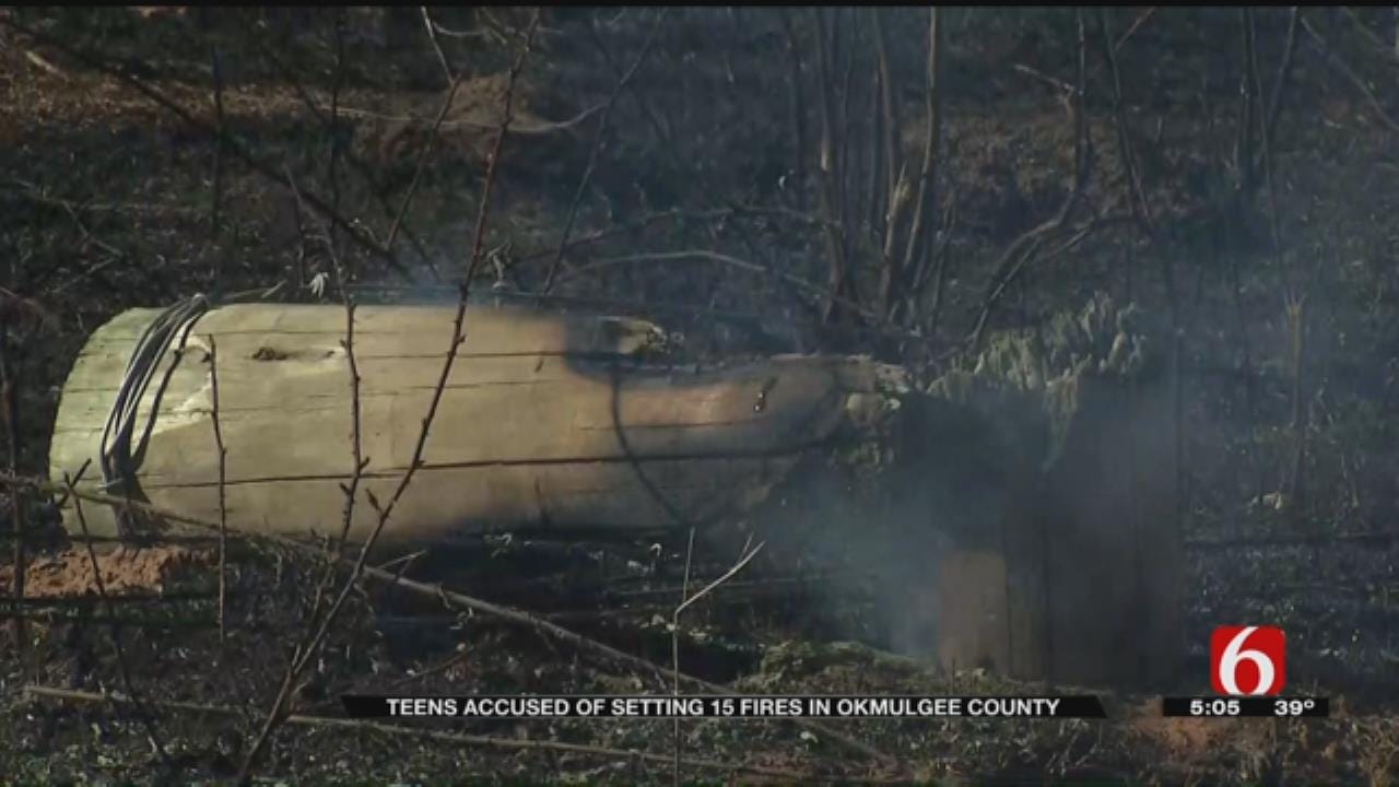 Okmulgee County Teens Suspected Of Setting Wildfires