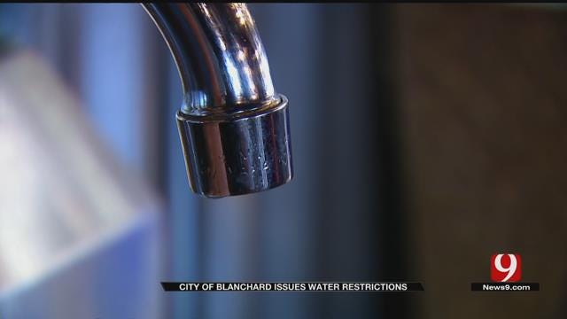 City Of Blanchard Issues Water Restrictions