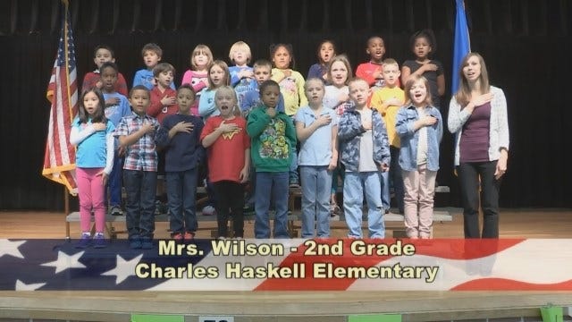 Mrs. Wilson's 2nd Grade Class At Charles Haskell Elementary School