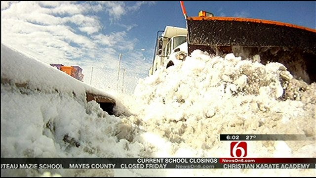Tulsa Crews Continue To Salt City Streets
