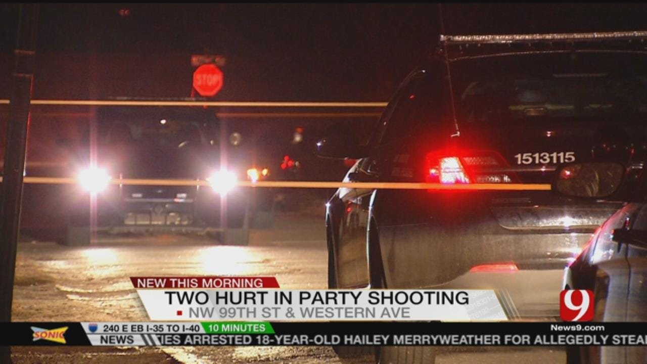 NW OKC House Party Ends With Two Shot