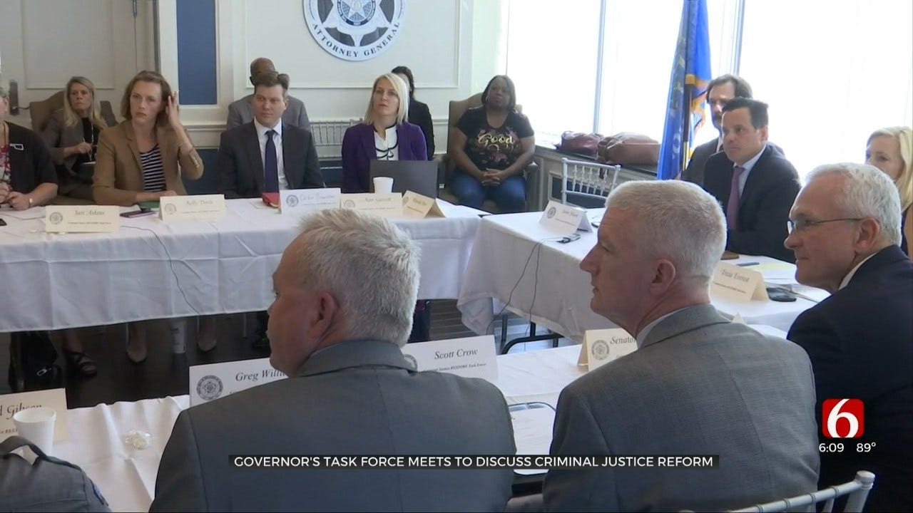 Governor Stitt's Task Force Meets To Discuss Criminal Justice Reform