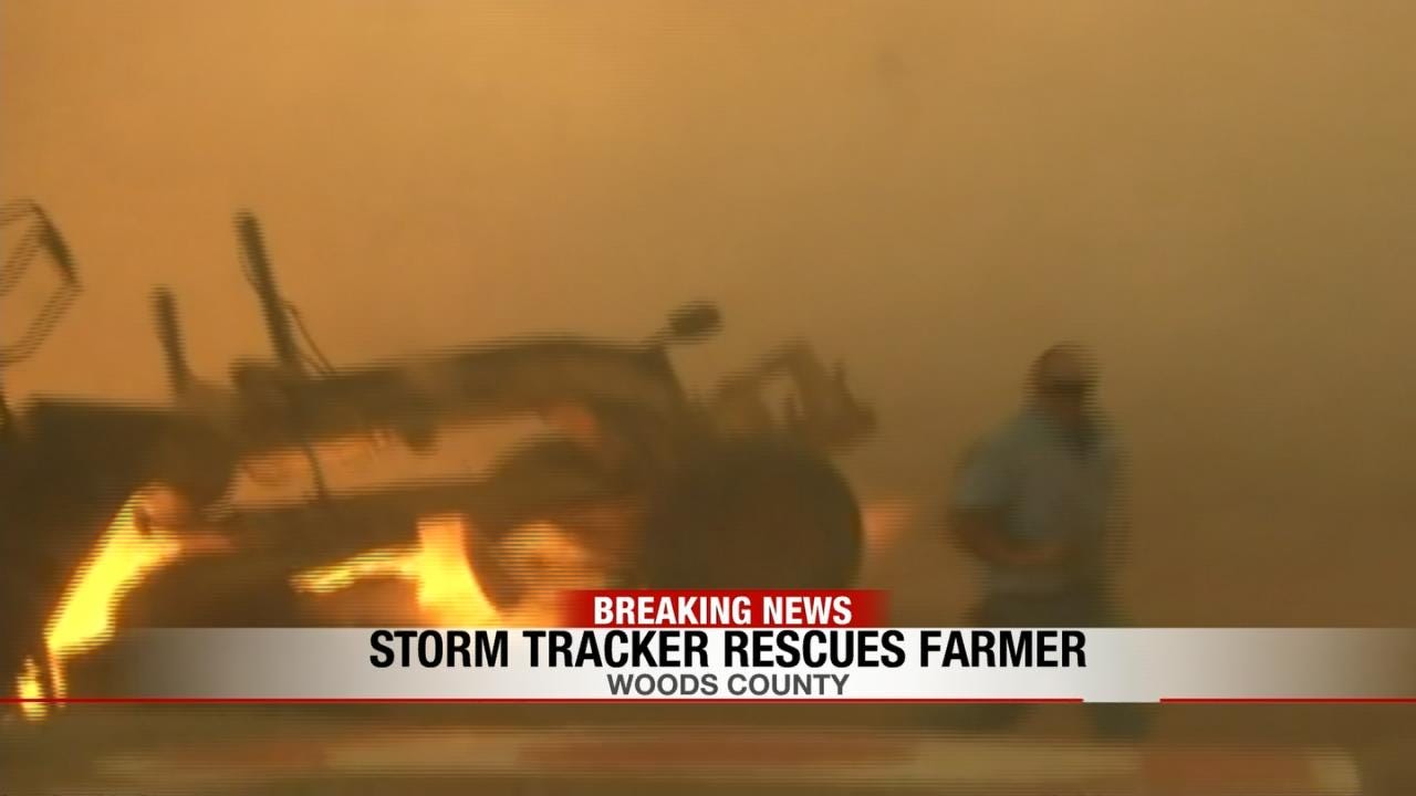 News On 6 Storm Trackers Rescue Man In Wildfire