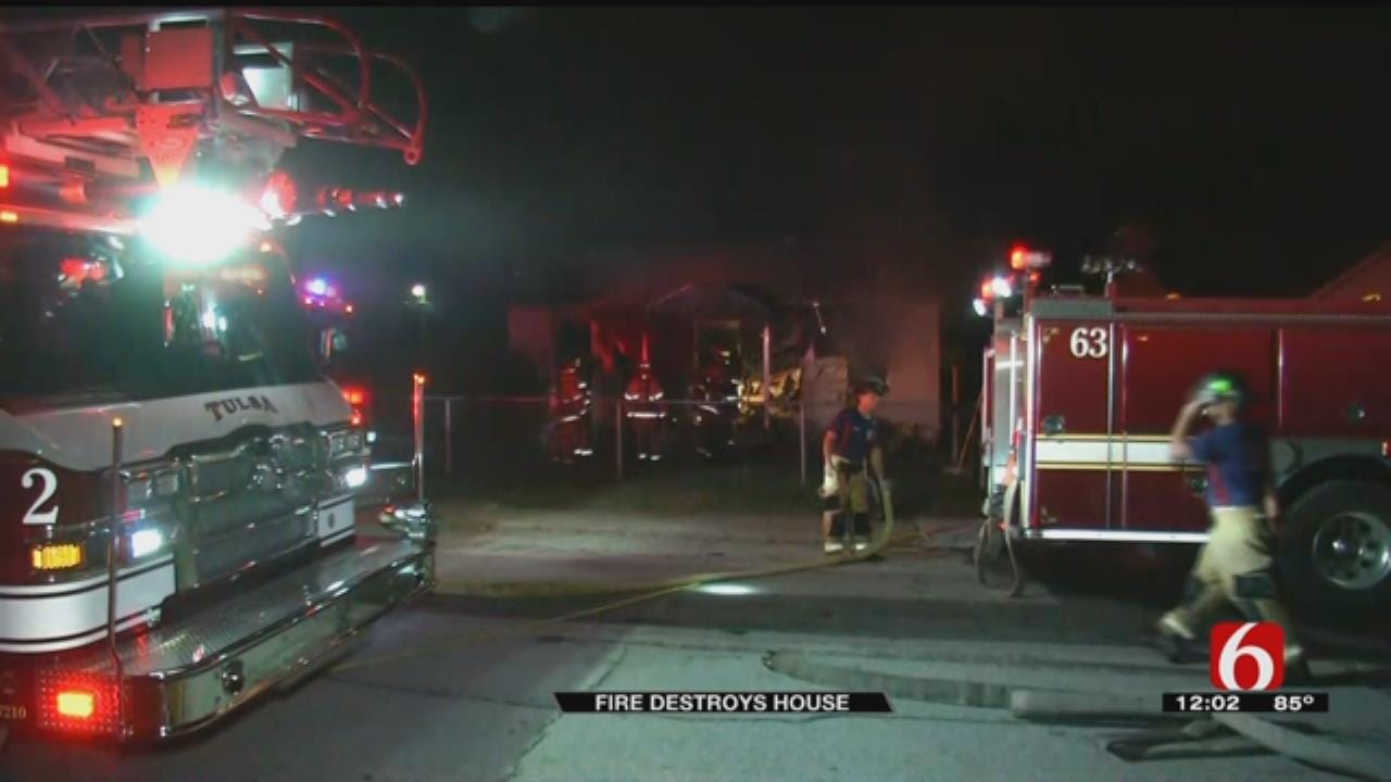 No Injuries Reported After Fire Damages Tulsa Home