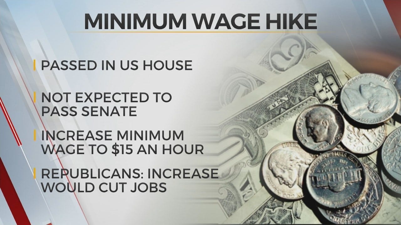House Approves $15 Minimum Wage For Workers