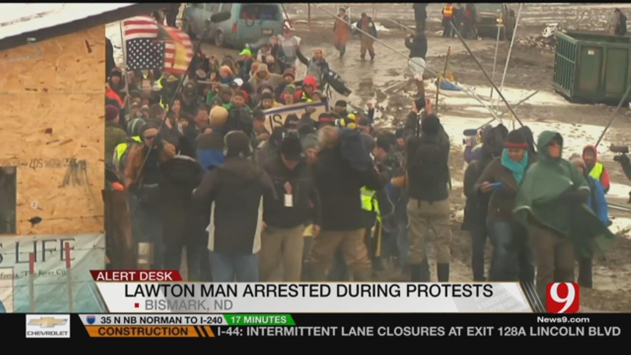 Lawton Man Arrested At Dakota Access Pipeline Debate