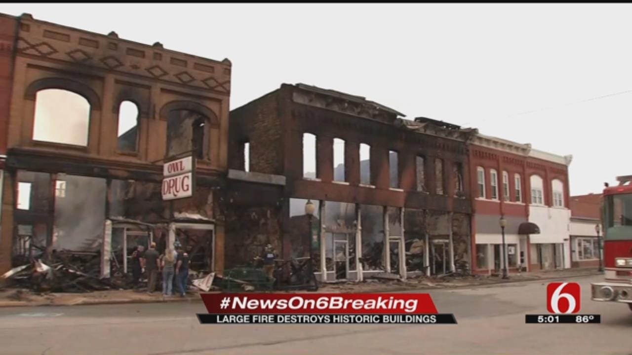 Residents Hope Downtown Wagoner Will Bounce Back After Fire