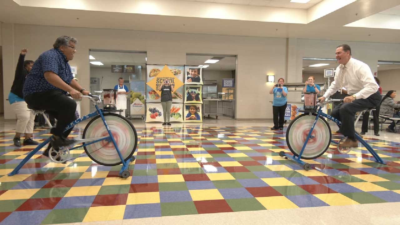 OKCPS Prepares For Feeding Frenzy With New Nutrition Services, Includes Smoothie-Blending Bikes