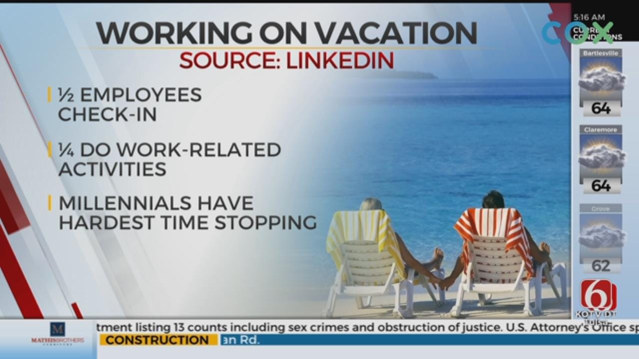 Survey Shows Too Many People Work On Vacation