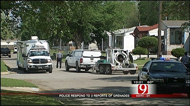 OKC Police Called Out On Three Different Grenade-Related Calls