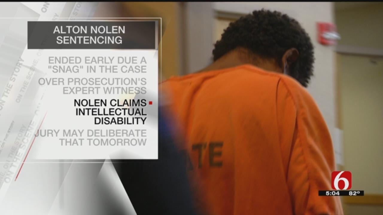 Nolen Sentencing Experiences 'Snag'