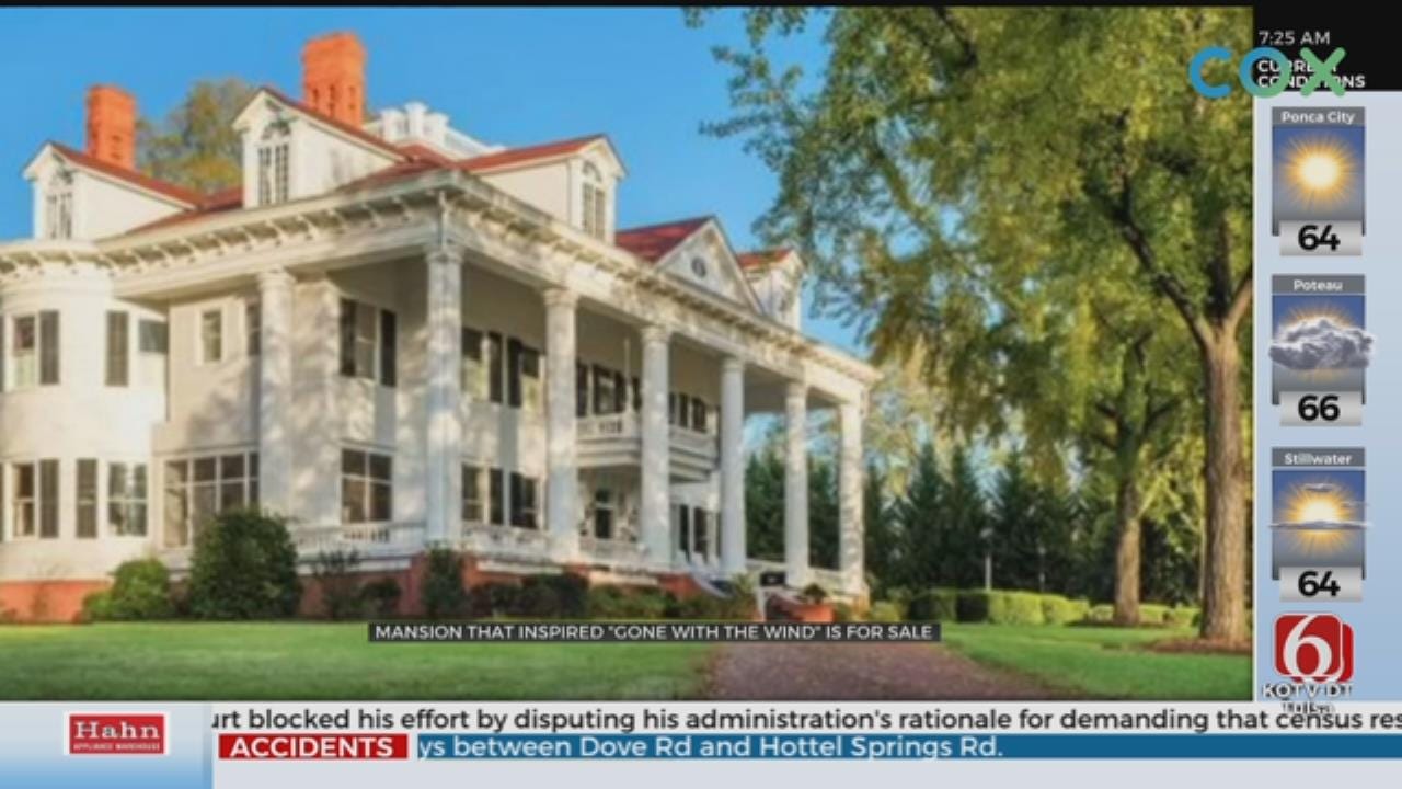Iconic Mansion That Inspired 'Gone with the Wind' Is For Sale