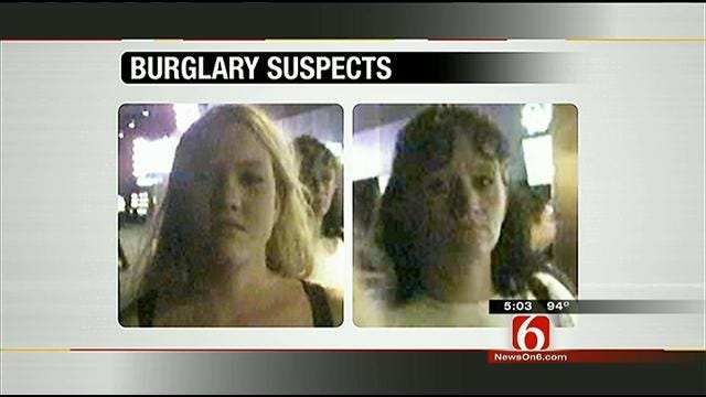 Police Seek To ID Two Women Who Burglarized A Tulsa Home Last Month
