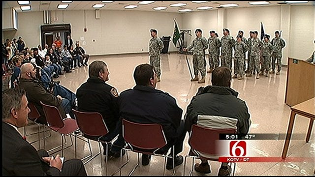 Families Say Goodbye To Deployed Military Police Unit