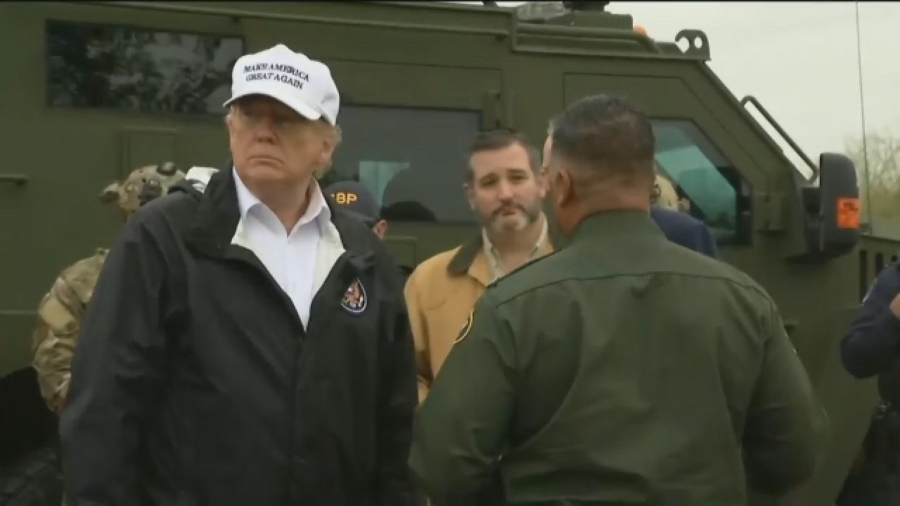 President Trump In Texas To Make Case For Border Wall