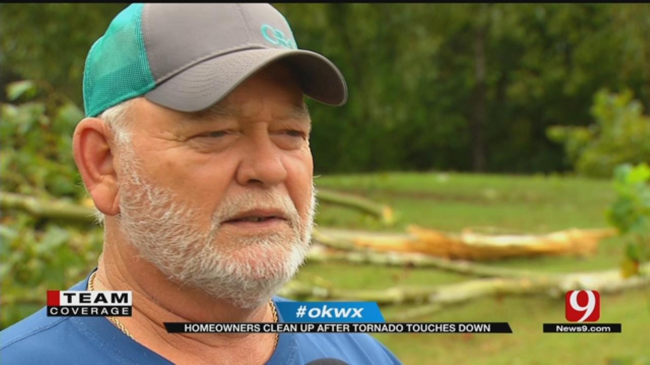 Norman Homeowners Clean Up After Tornado Touches Down