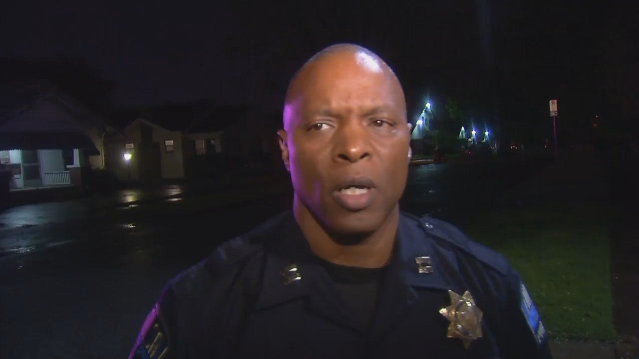 WEB EXTRA: Tulsa Police Captain Malcolm Williams Talks About Robbery Attempt