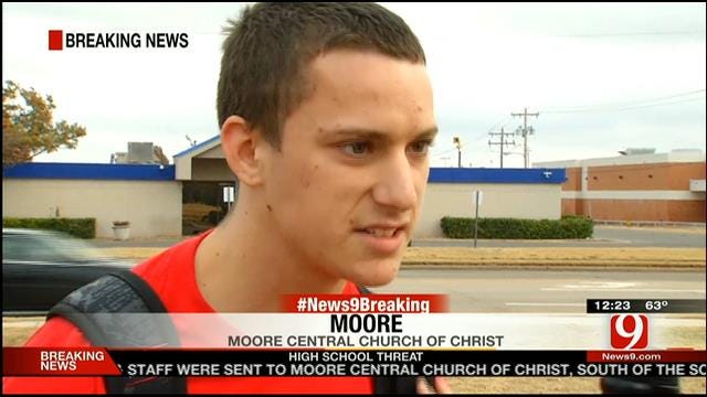 Student Talks About Evacuation At Moore High School