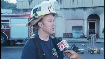 WEB EXTRA: Tulsa Fire District Chief Jeremy Moore Talks About North Lewis Fire