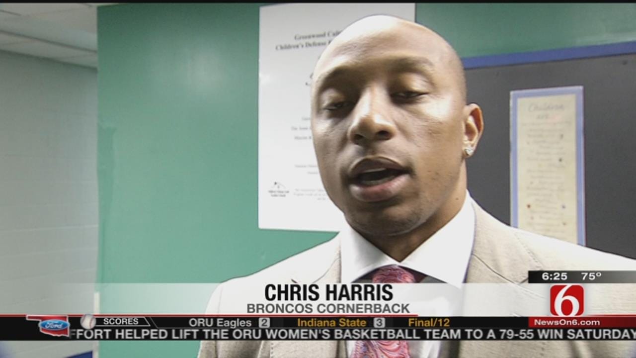 Bixby Native Chris Harris Visits Tulsa, Talks Winning Super Bowl 50