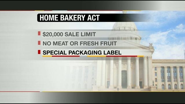 New Oklahoma Bill Could Sweeten Pot For Home Bakers
