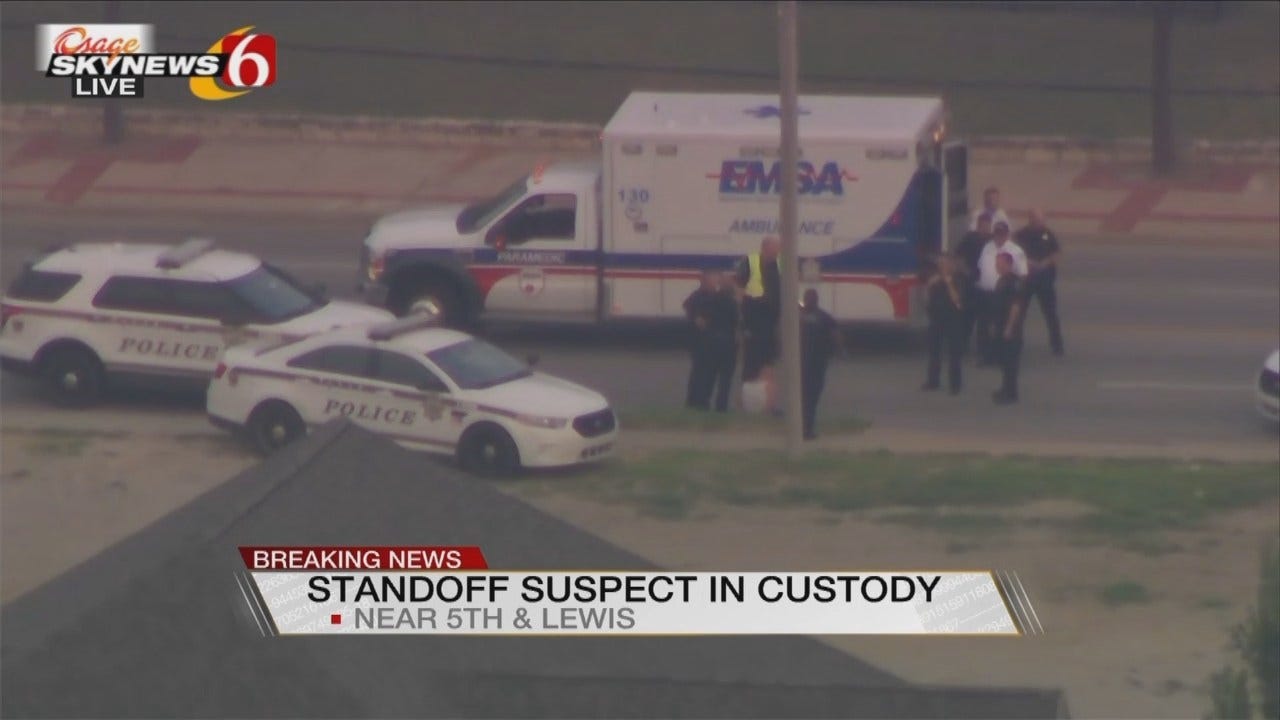 Osage SkyNews 6 HD: Tulsa Bomb Threat, Standoff Ends With Arrest