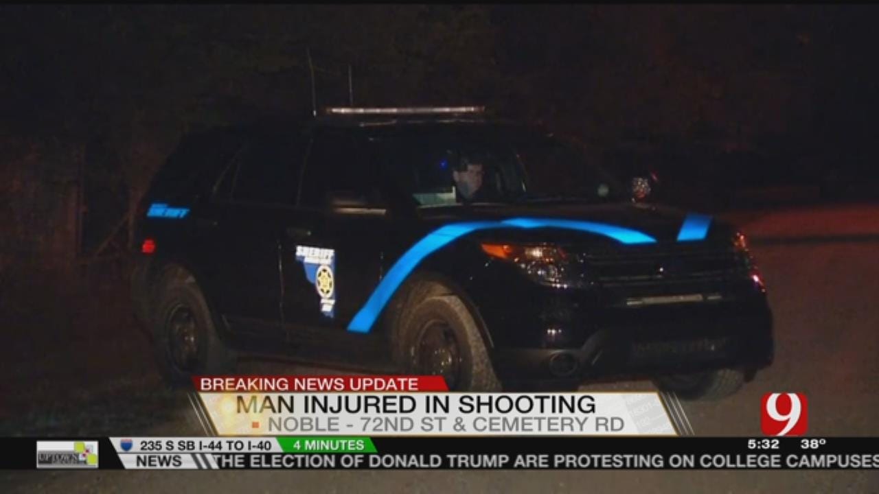 Man Hospitalized After Being Shot Near Noble
