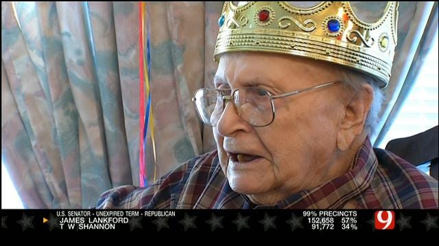 Oklahoma World War II Veteran Celebrates 100th Birthday