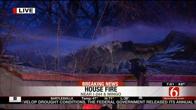 East Tulsa Home Badly Damaged By Fire
