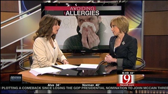 Dr. Bauman Helps Allergy Sufferers On News 9 This Morning