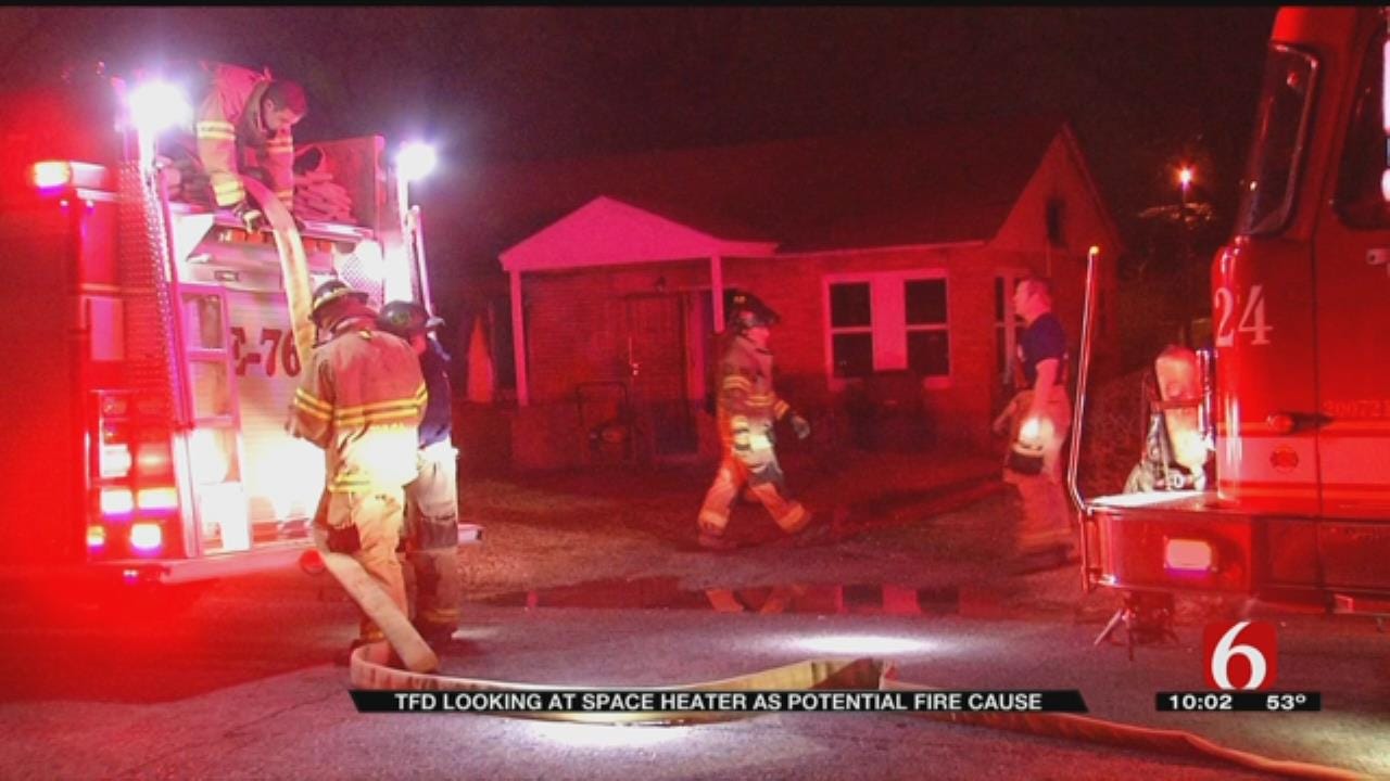 Space Heater Possible Cause Of House Fire, TPD Says