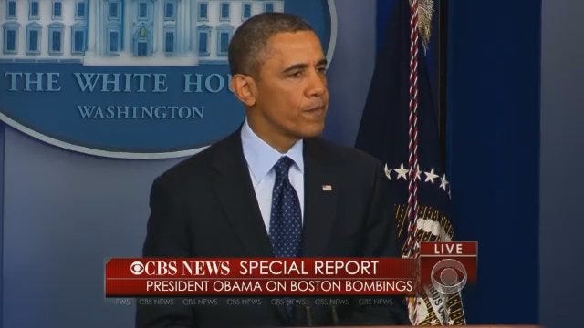 President Obama Holds Briefing On Bombing At Boston Marathon