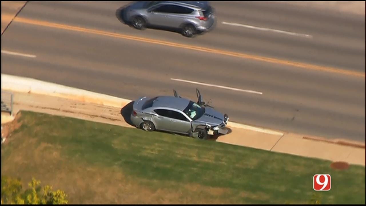 WEB EXTRA: Bob Mills SkyNews 9 Flies Over End Of Police Chase