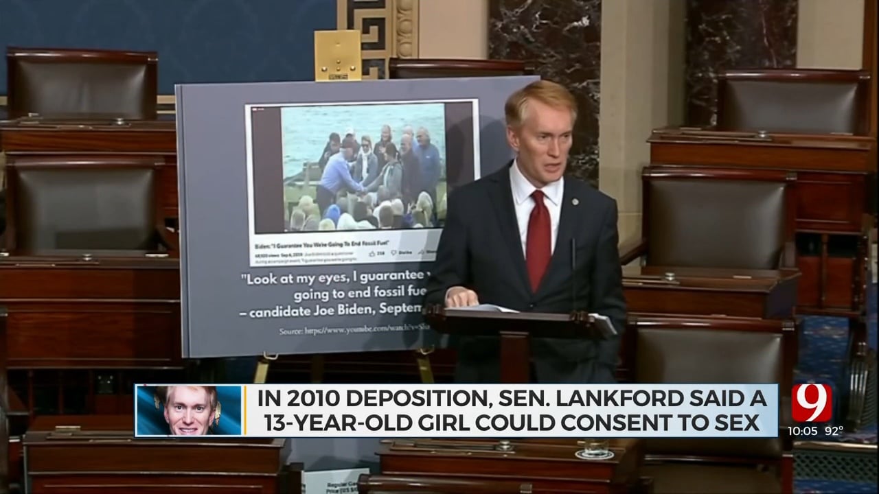 Deposition In 2010 Claims Sen. Lankford Said A 13-Year-Old Could Consent To Sex