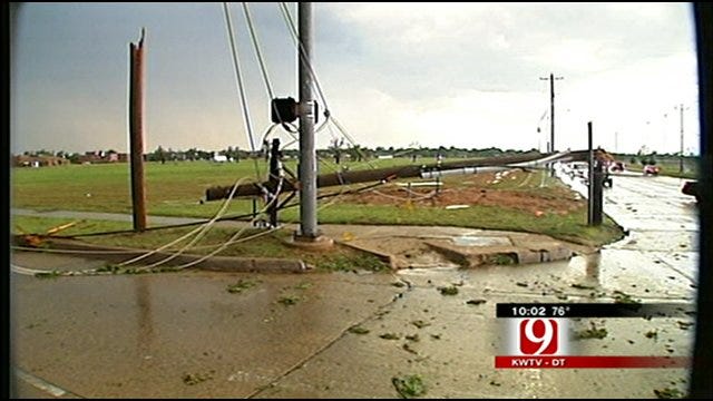 Power Lines Down In Norman