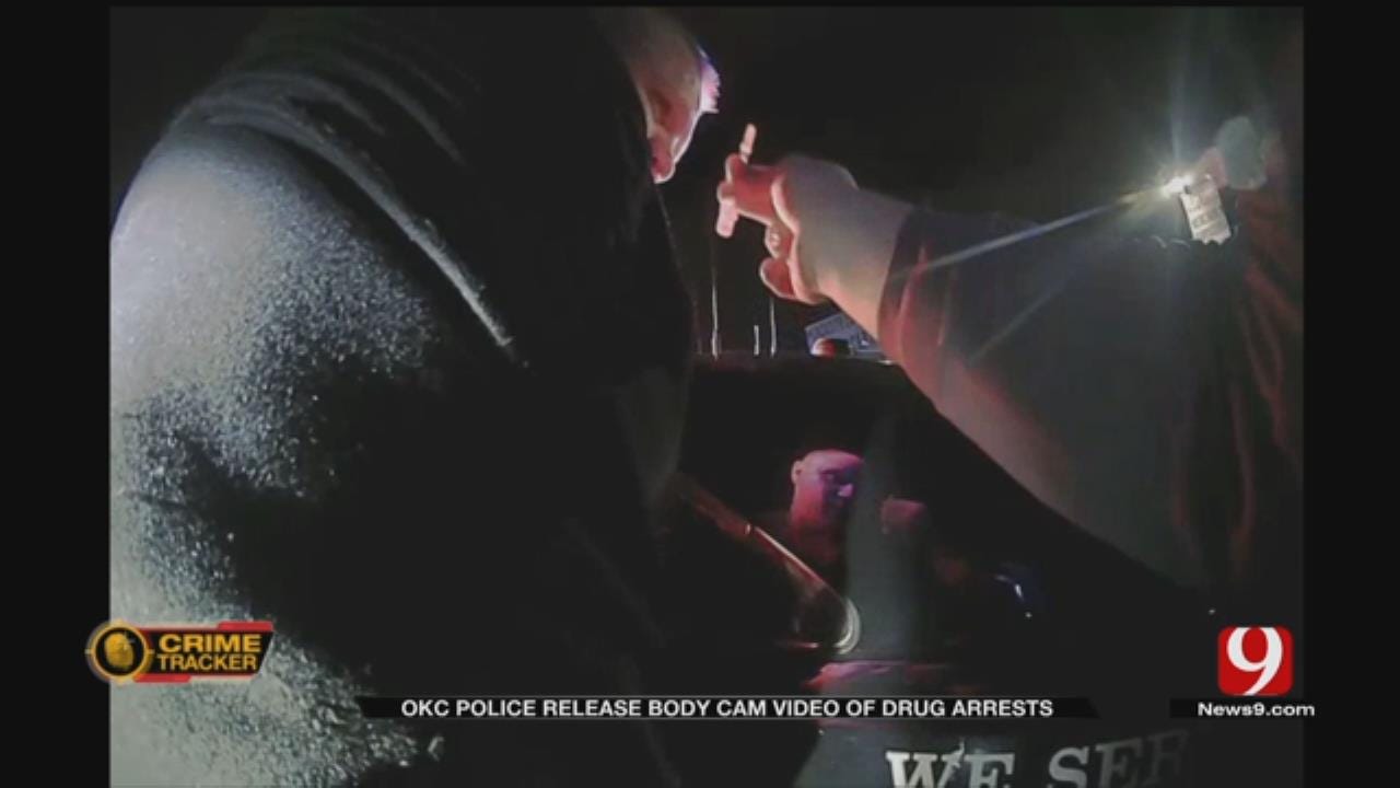 OCPD Bodycam Video Shows Meth, Explosives Found On 2 Men