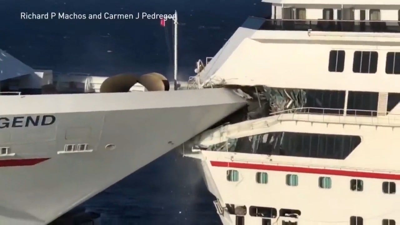 Carnival Cruise Ships Collide In Mexico, Injuring 6