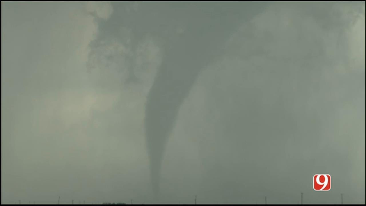 WEB EXTRA: StormTracker Hank Brown Captures Small Tornado Near Duke