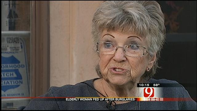 OKC Elderly Woman Fed Up After Home Burglarized Five Times