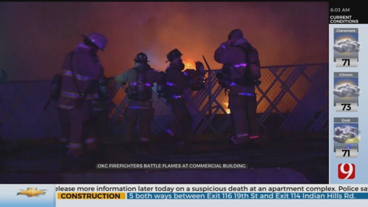 Firefighters Knock Down Large Commercial Fire In NW OKC