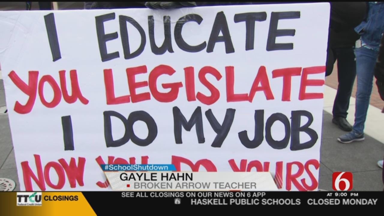 Green Country Teachers Prepare For Walkout Week Two