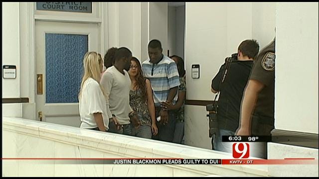 Justin Blackmon Enters Guilty Plea In DUI Case
