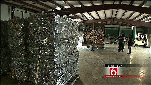 New Recycling Technique Brings Jobs To Tulsa Recycle Center
