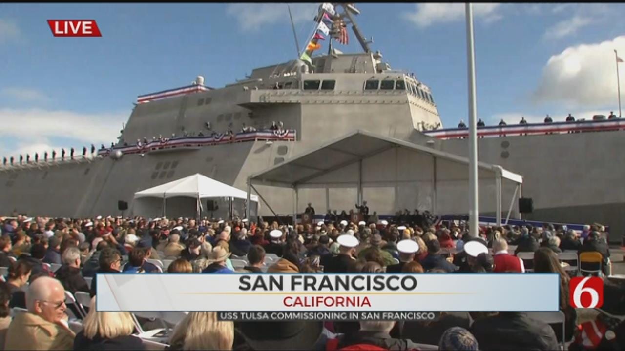 USS Tulsa Commissioned In Ceremony In San Francisco