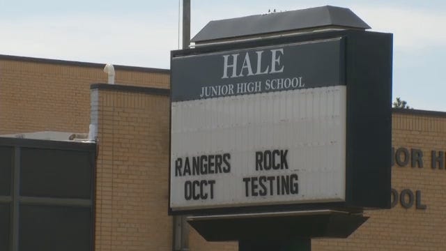 WEB EXTRA: Video Outside Hale Junior High School