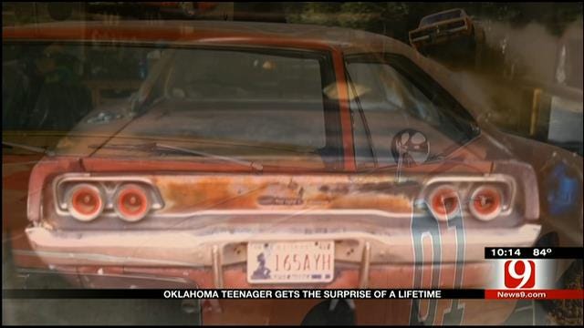 Make-A-Wish Volunteers Give Dream Car To Oklahoma Teen